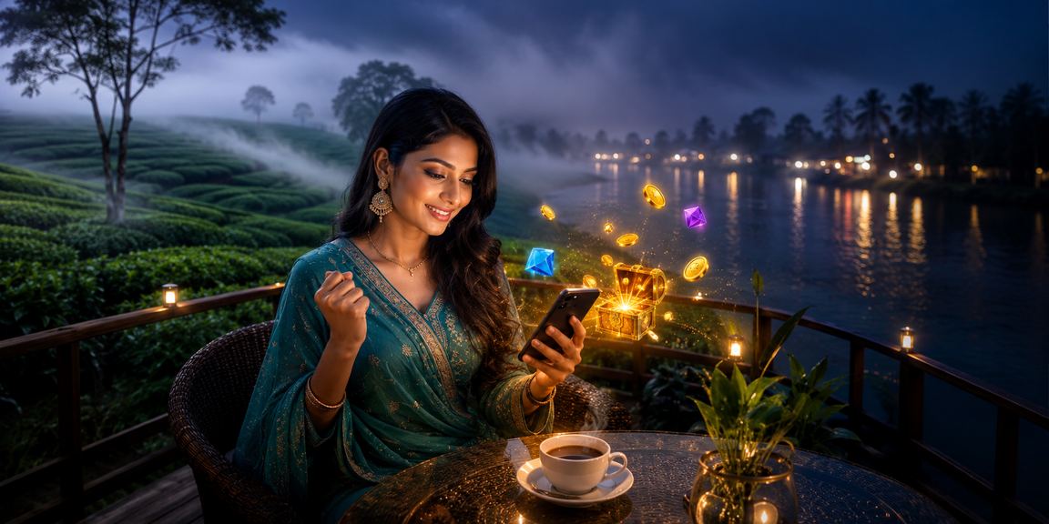 গাজীপুরের চা বাগানে মোবাইলে ক্যাসিনো গেম উপভোগ